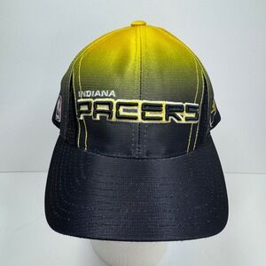 Indiana Pacers NBA Hat Puma Cap Basketball Yellow Black One‎ Size